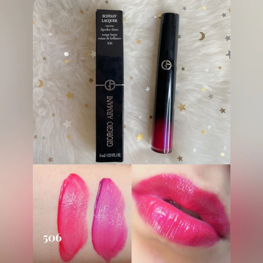 506 - Giorgio Armani Ecstasy Lacquer Lipcolor Shine Lipstick - 506